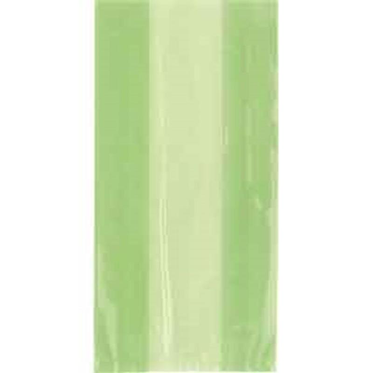 Lime Green Cellophane Bags 30ct