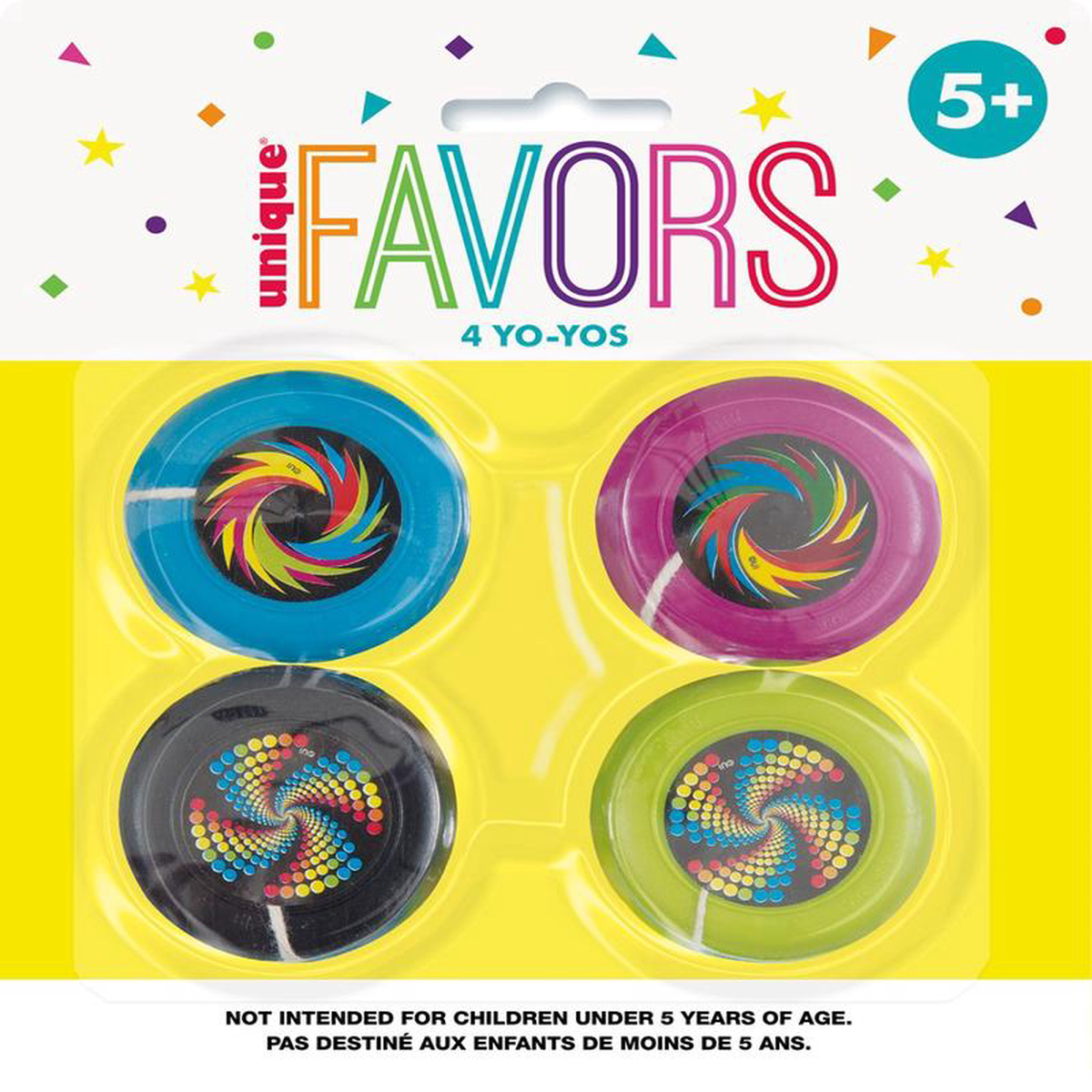 Plastic Yo-Yo Favors 4ct