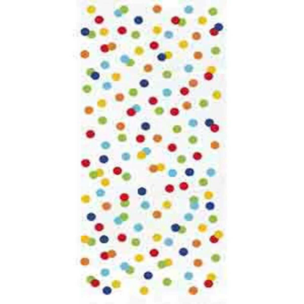 Rainbow Polka Dots Cellophane Bags 20ct