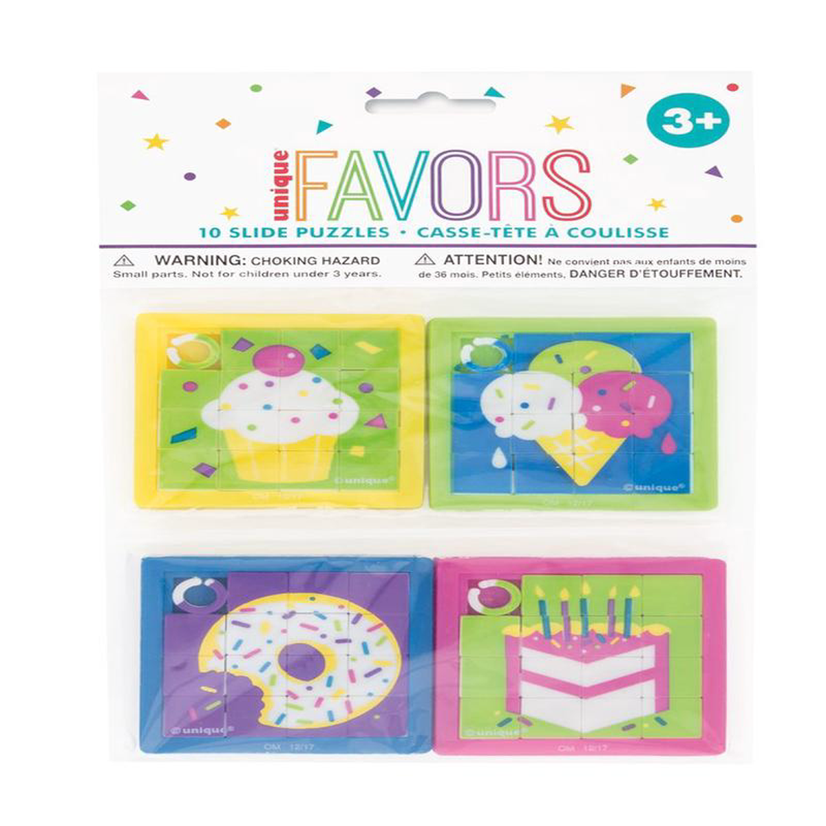 Slide Puzzle Favors 10ct