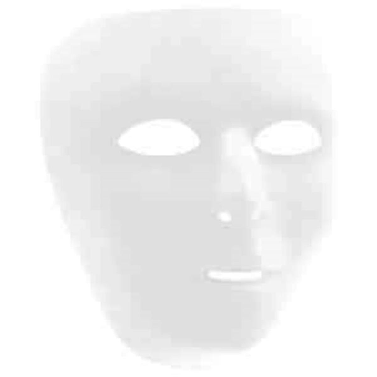 White Full Face Mask 1ct