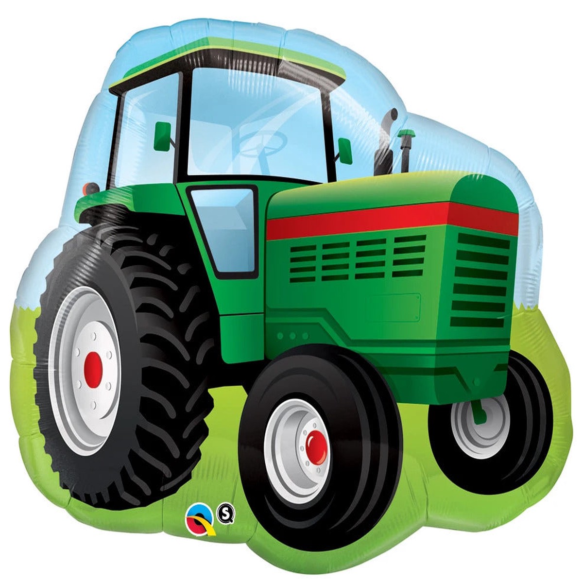 Farm Tractor SuperShape Foil Balloon UNINFLATED