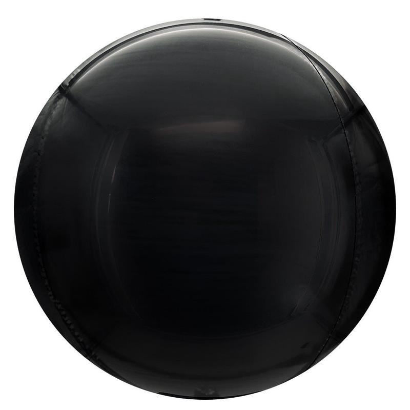 10 inch MIRROR MATTE BALLOON - BLACK