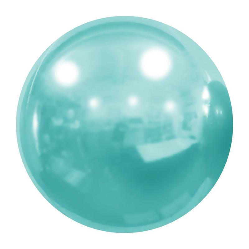 10 inch MIRROR BALLOON - LIGHT BLUE