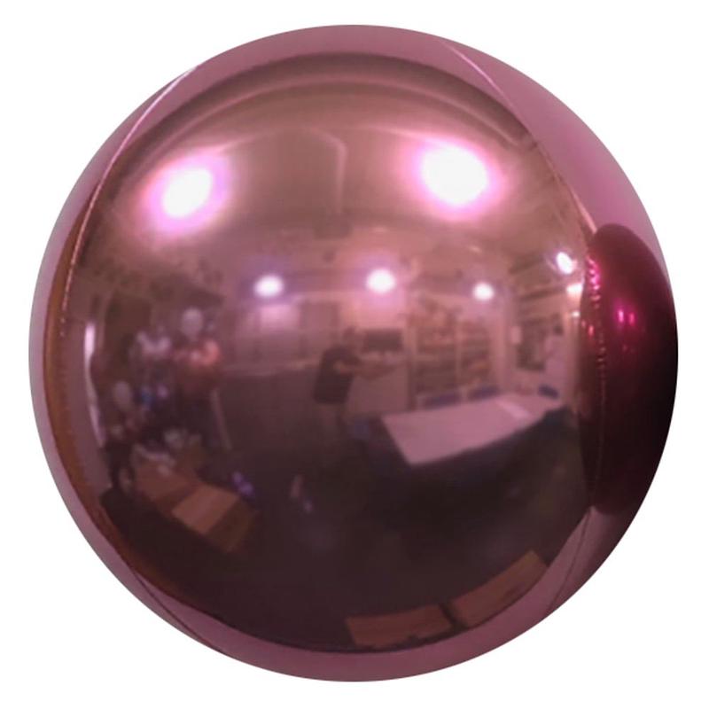 10 inch MIRROR BALLOON - PEARL PINK