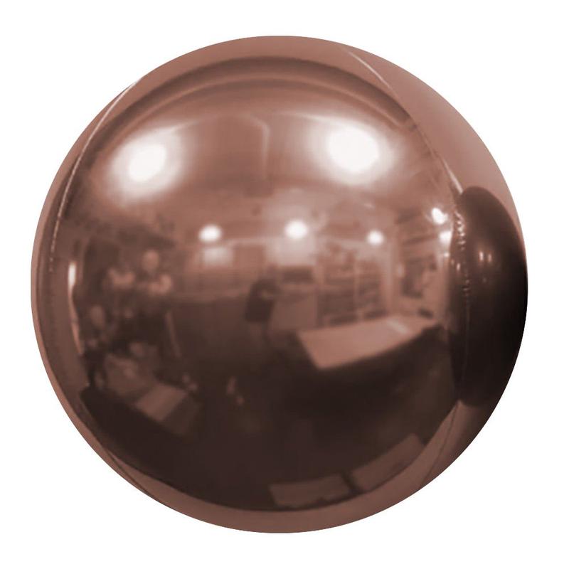 10 inch MIRROR BALLOON - PINK ROSE GOLD