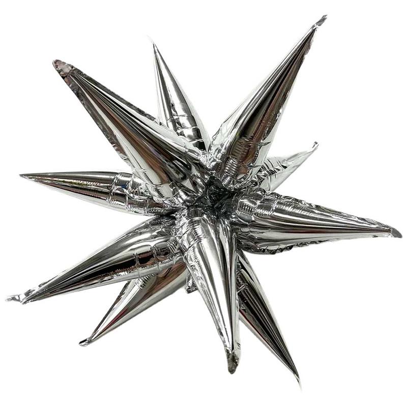 12 inch SILVER MINI STARBURST (AIR-FILL ONLY)