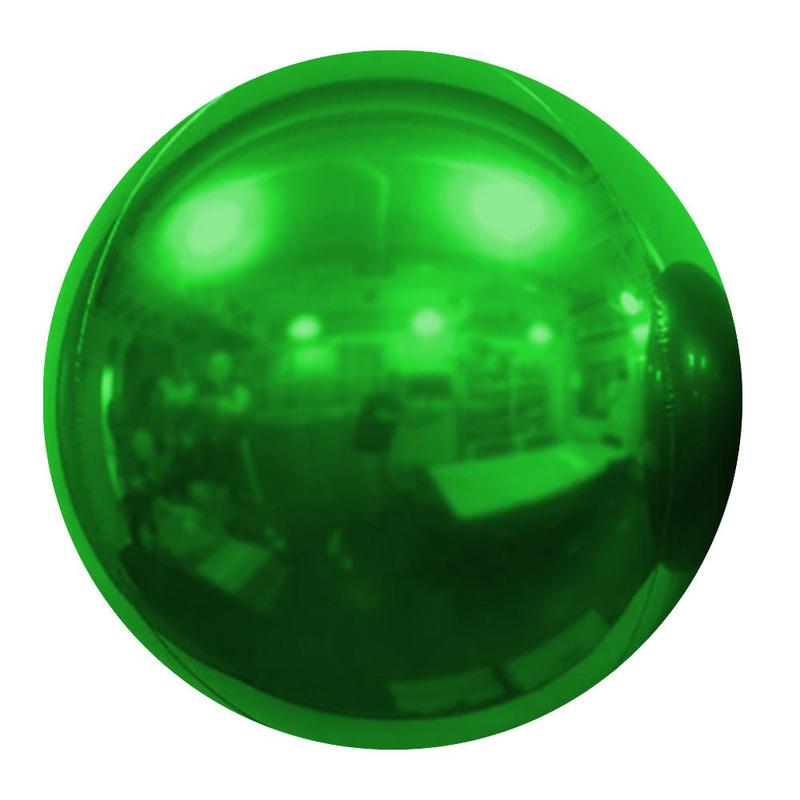 10 inch MIRROR BALLOON - GREEN