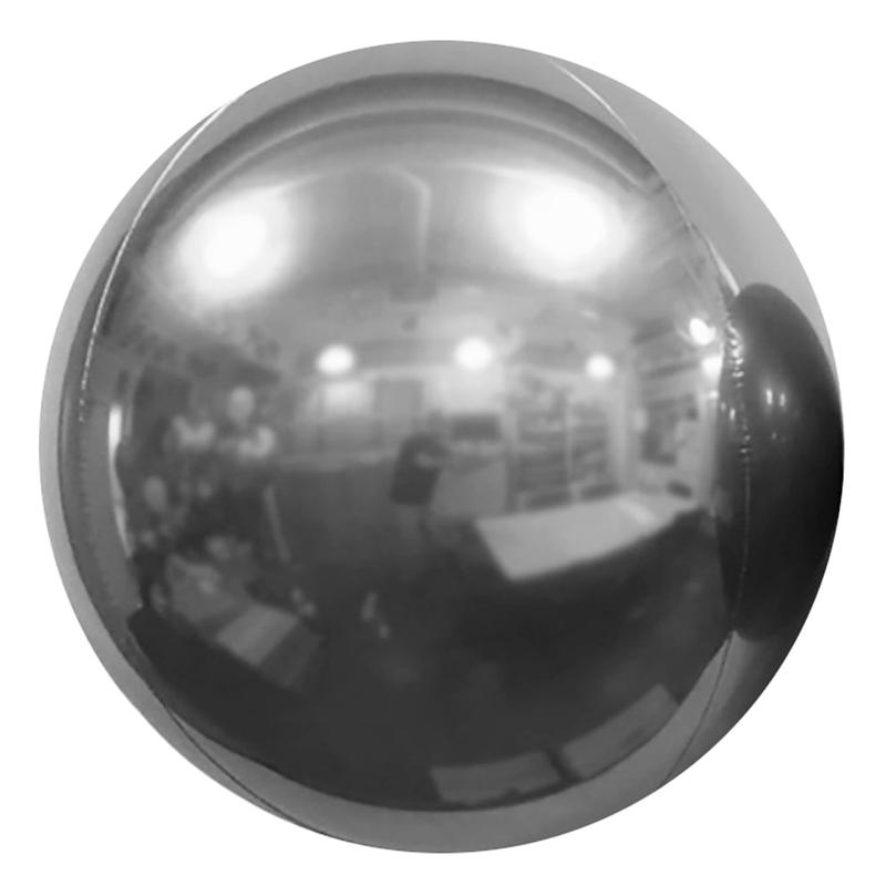 10 inch MIRROR BALLOON - SILVER