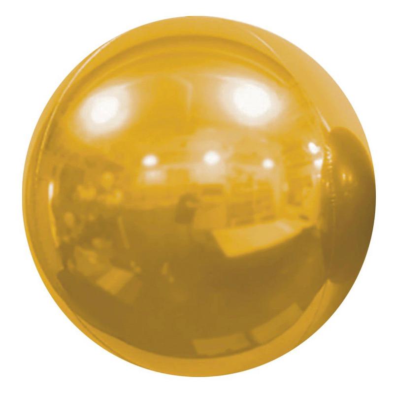 10 inch MIRROR BALLOON - GOLD