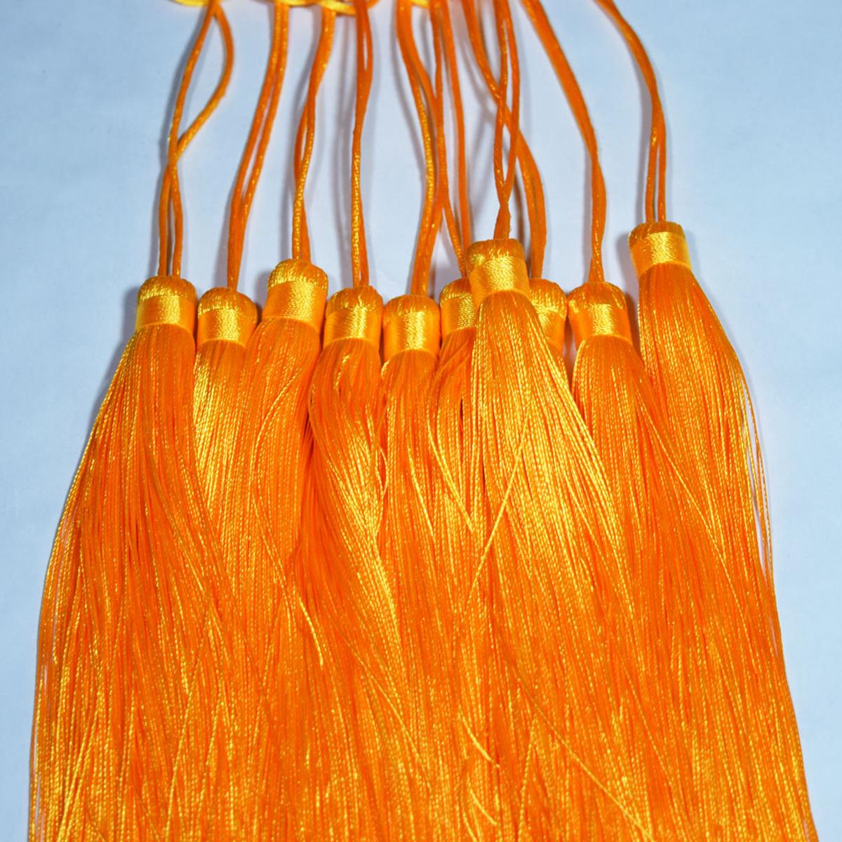 Yellow Tassel Hanging Ornament Accessory for Paper Lanterns (10 PACK)