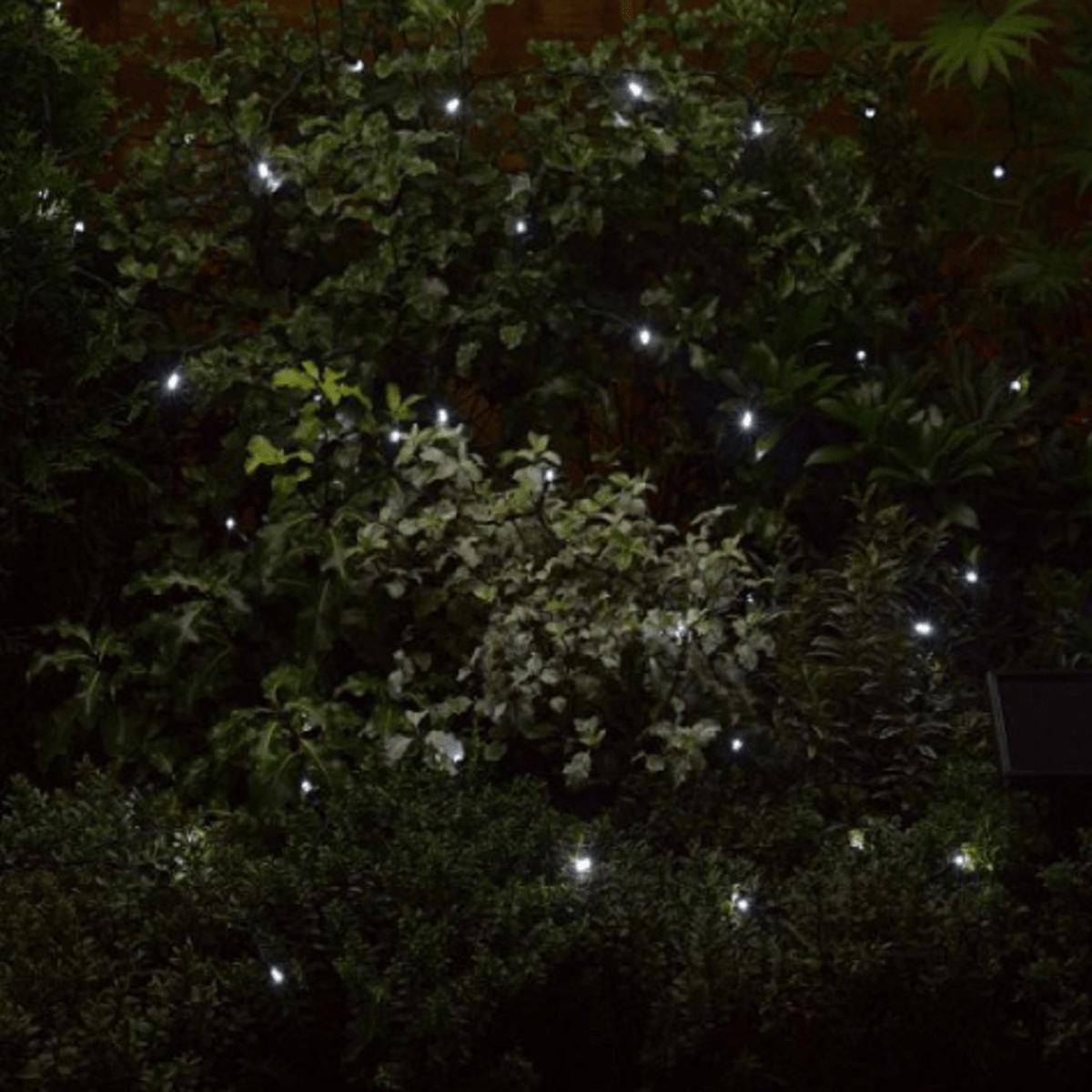 Smart Solar LED String Lights Cool White 100