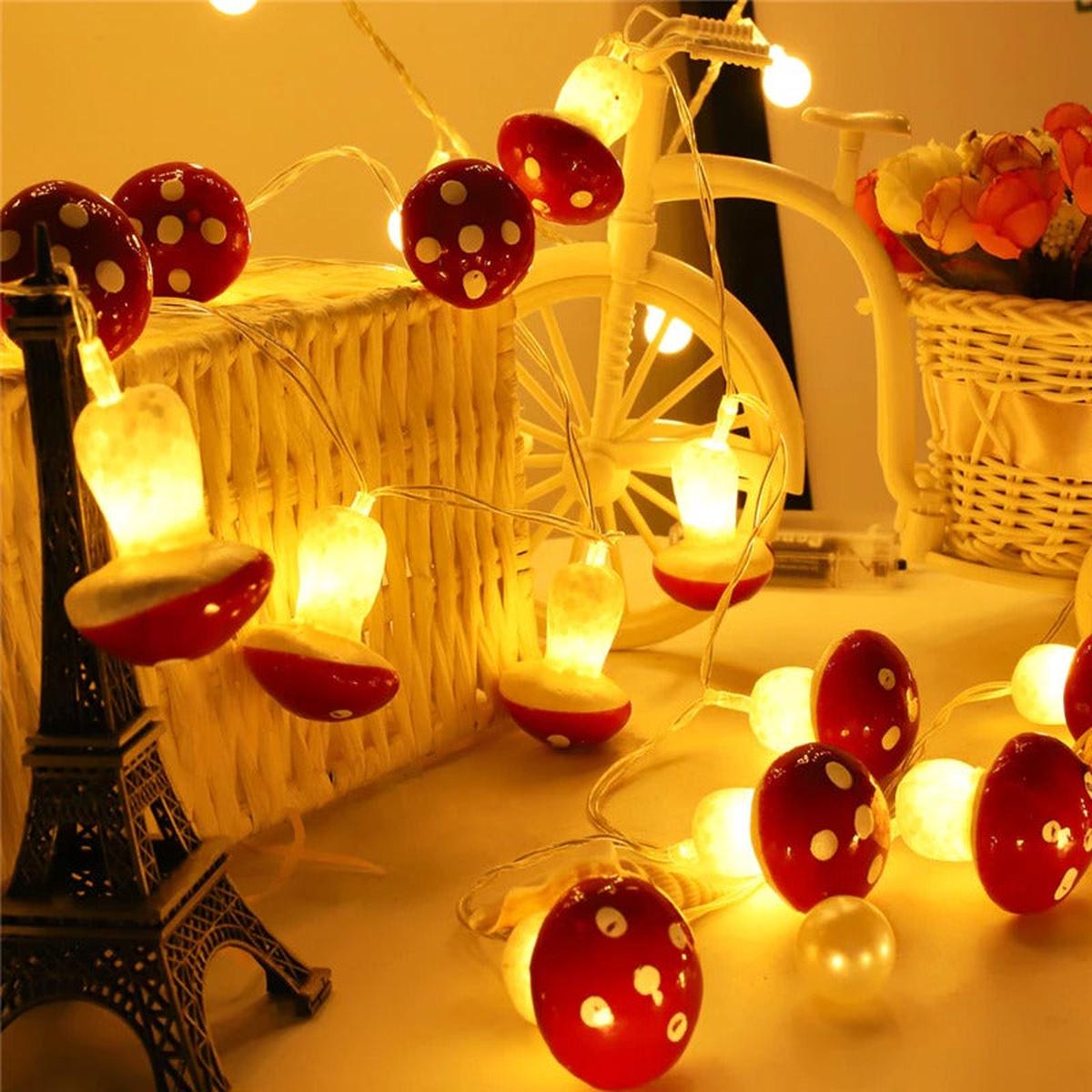 Yeknu Mushroom String Lights