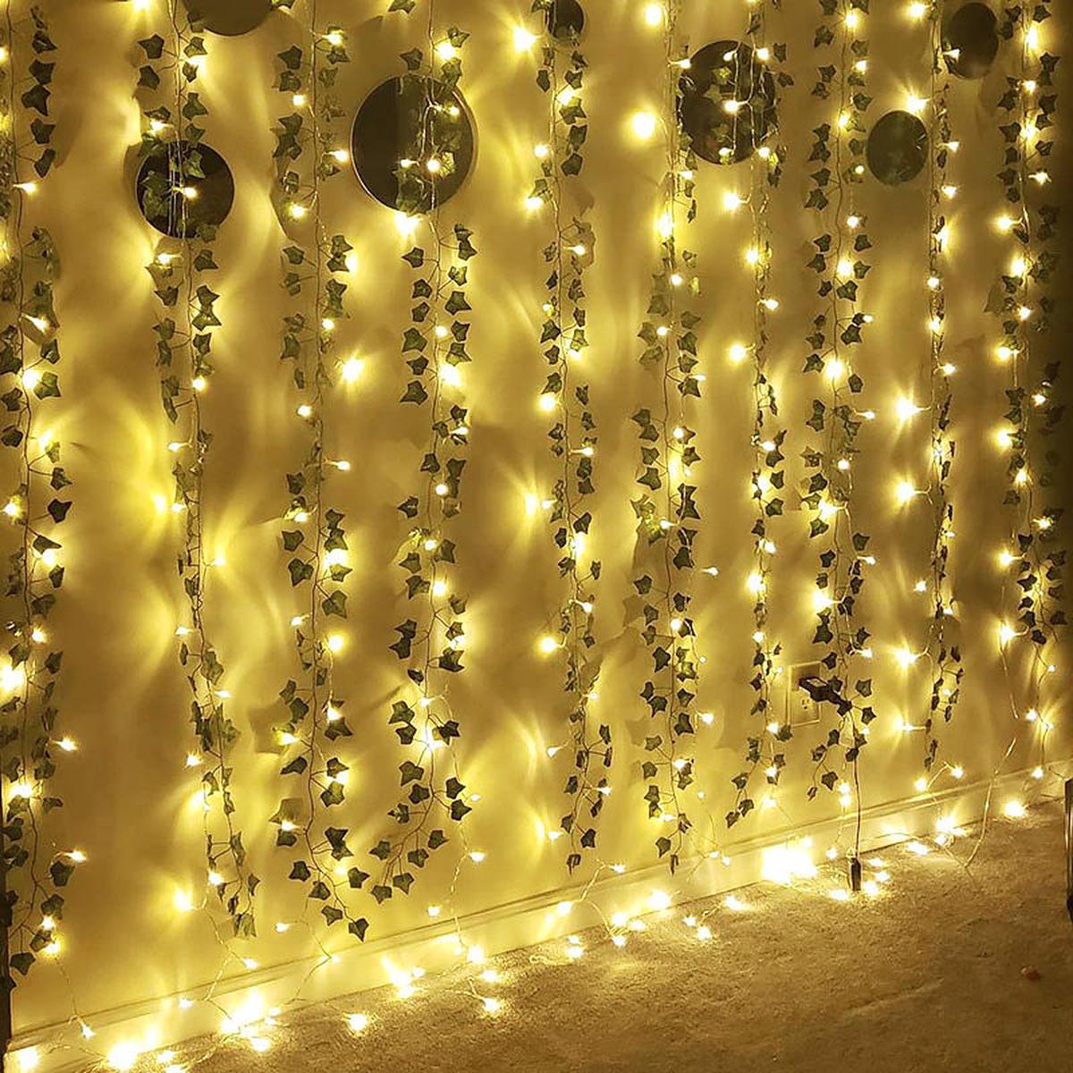 Yeknu Ivy Curtain String Light Pack