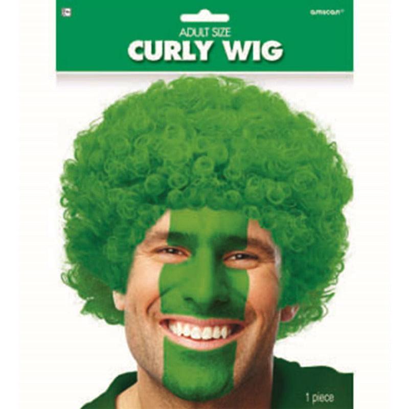 Curly Wig Green