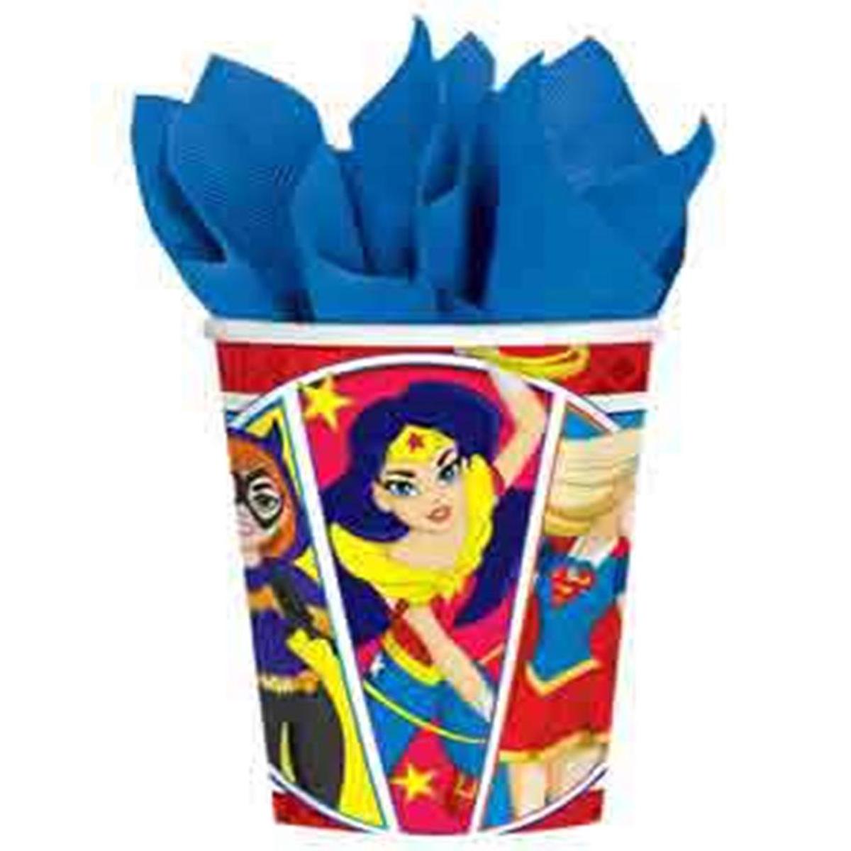 DC Super Hero Girls Cup 9oz 8ct