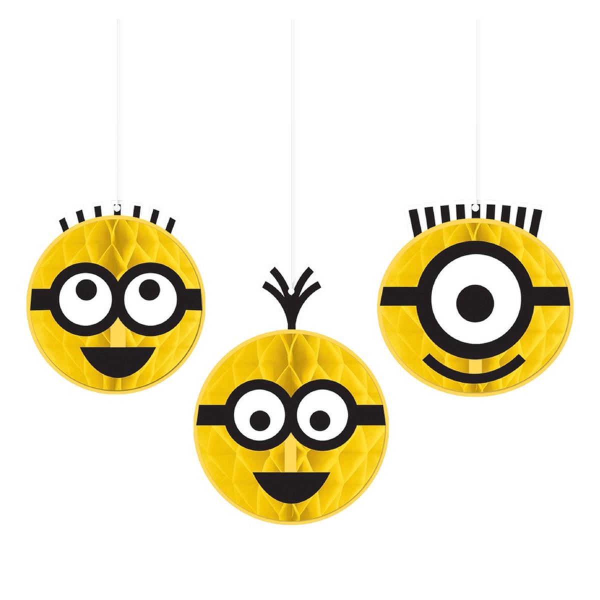 Despicable Me Honeycomb Decoration 3ct