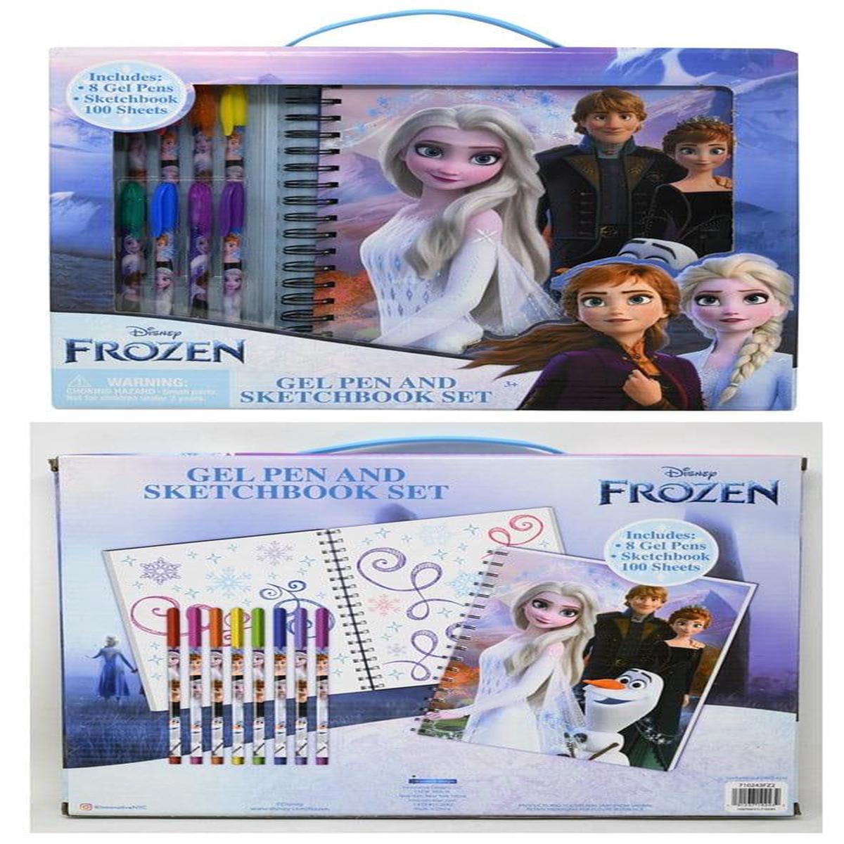 Frozen Sketchbook & Gel Pen Set 13x1x10.7