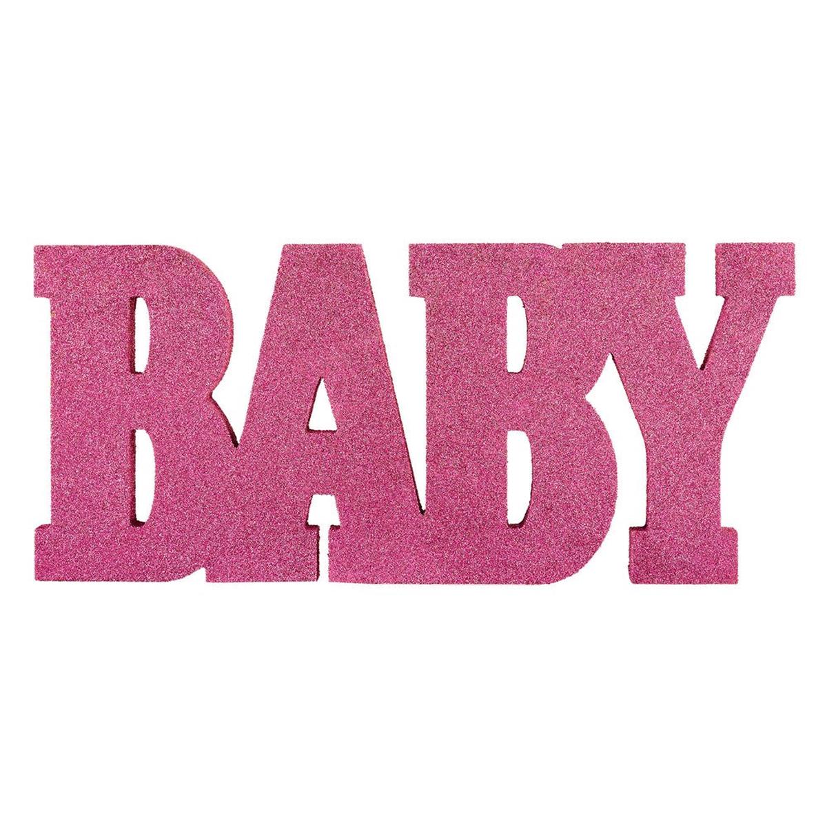 Wooden Letters Sign Oh Baby Girl 1ct